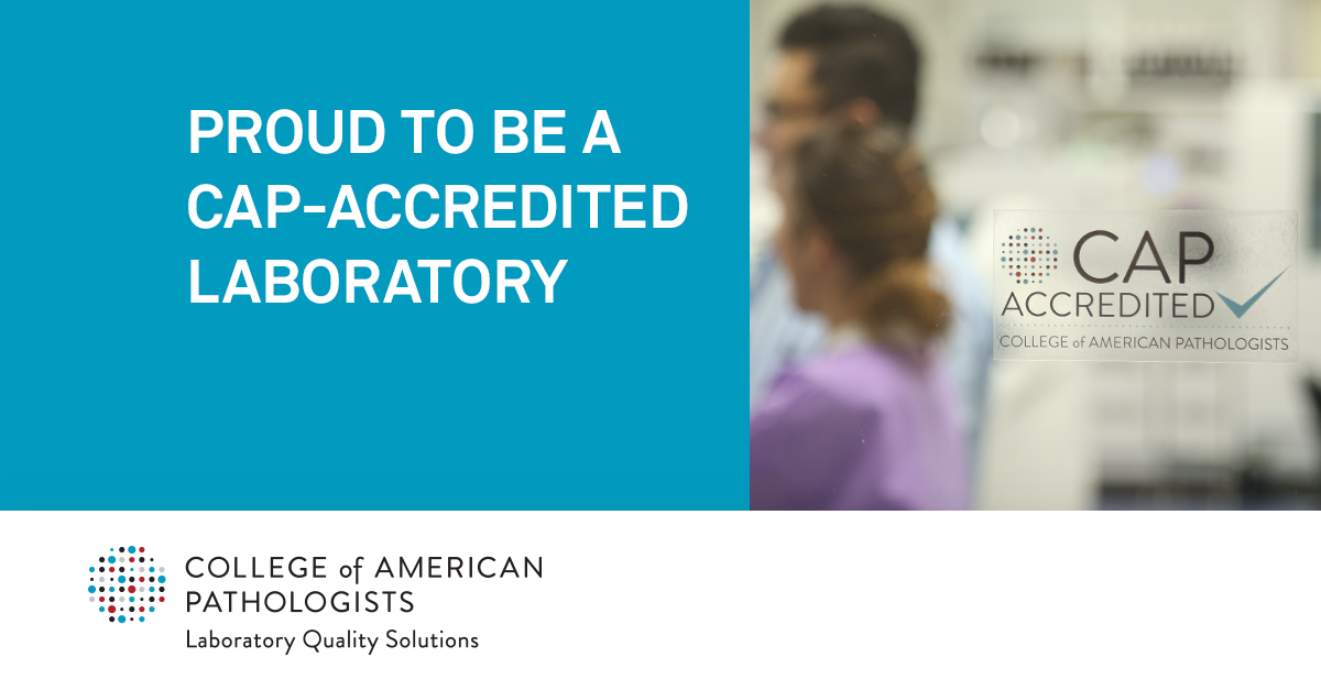 ADMIT THERAPEUTICS RECEIVES ACCREDITATION FROM COLLEGE OF AMERICAN PATHOLOGISTS